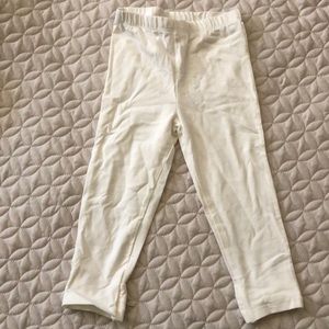 Baby white leggings